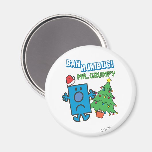 Mr Grumpy | Bah Humbug Magneet (Voorkant / Achterkant)