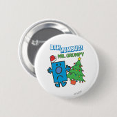 Mr Grumpy | Bah Humbug Ronde Button 5,7 Cm (Voorkant /achterkant)