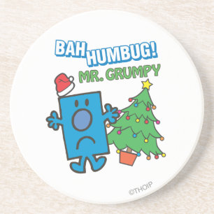 Mr Grumpy   Bah Humbug Zandsteen Onderzetter