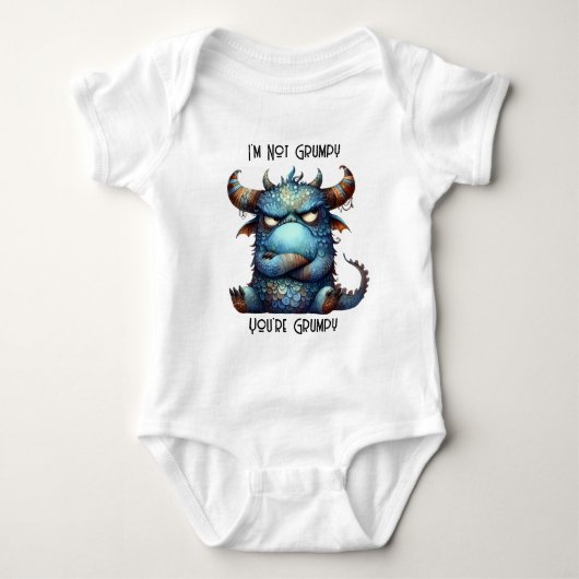 Mr Grumpy Monster Romper (Voorkant)