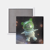 Mr. Gummibär Astronautenmagneet Magneet (Voorkant / Achterkant)