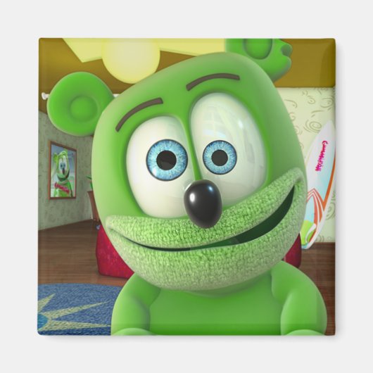 Mr. Gummibär Webcam Magneet (Voorkant)