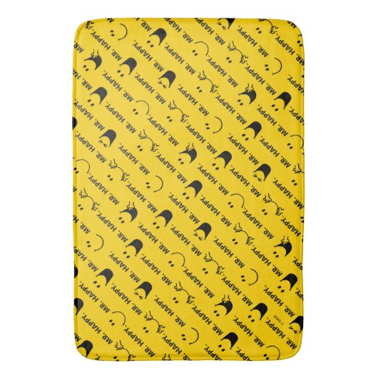 Mr Happy | Al Smile Pattern Badmat (Voorkant Verticaal)
