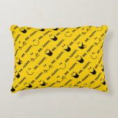 Mr Happy | Al Smile Pattern Decoratief Kussen (Voorkant)