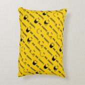 Mr Happy | Al Smile Pattern Decoratief Kussen (Achterkant (Verticaal))