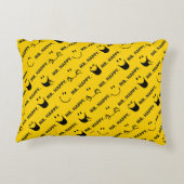 Mr Happy | Al Smile Pattern Decoratief Kussen (Achterkant)