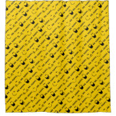 Mr Happy | Al Smile Pattern Douchegordijn (Voorkant)