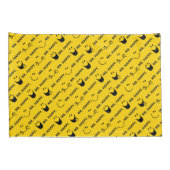 Mr Happy | Al Smile Pattern Kussensloop (Achterkant-Rechts)