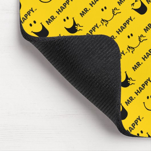Mr Happy | Al Smile Pattern Muismat (Hoek)