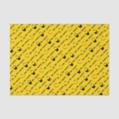 Mr Happy | Al Smile Pattern Tissuepapier (Voorkant)