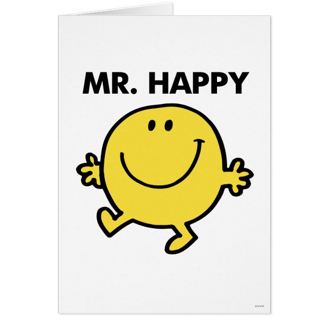 Mr Happy | Dansen en glimlachen (Voorkant)