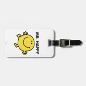 Mr Happy | Dansen en glimlachen Bagagelabel (Voorkant horizontaal)
