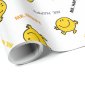 Mr Happy | Dansen en glimlachen Cadeaupapier (Rol Hoek)