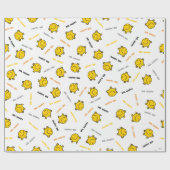 Mr Happy | Dansen en glimlachen Cadeaupapier (Vlak)