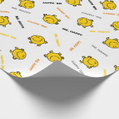 Mr Happy | Dansen en glimlachen Cadeaupapier (Hoek)