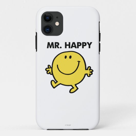Mr Happy | Dansen en glimlachen Case-Mate iPhone Case (Achterkant)