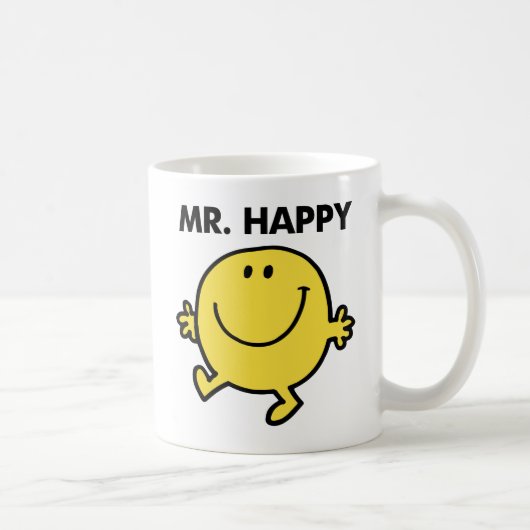 Mr Happy | Dansen en glimlachen Koffiemok (Rechts)