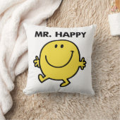 Mr Happy | Dansen en glimlachen Kussen (Deken)