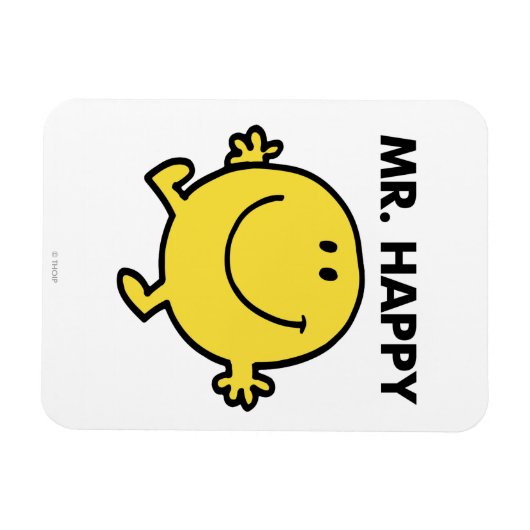 Mr Happy | Dansen en glimlachen Magneet (Horizontaal)