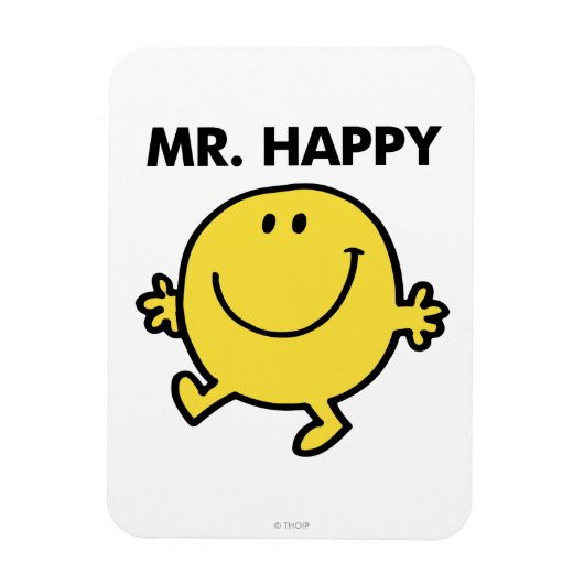 Mr Happy | Dansen en glimlachen Magneet (Verticaal)