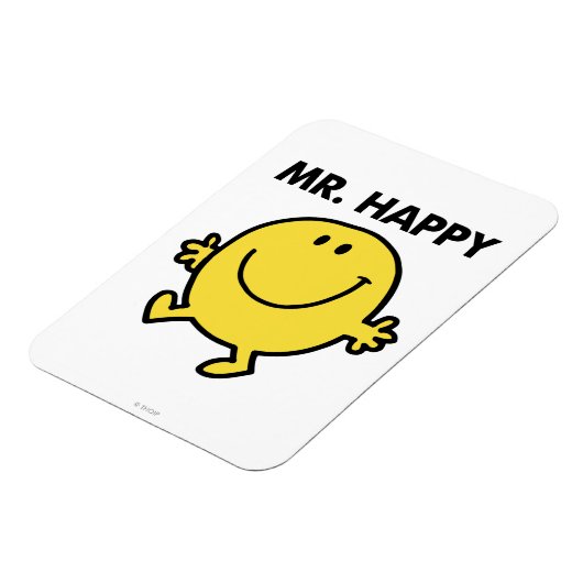 Mr Happy | Dansen en glimlachen Magneet (Linkerzijde)