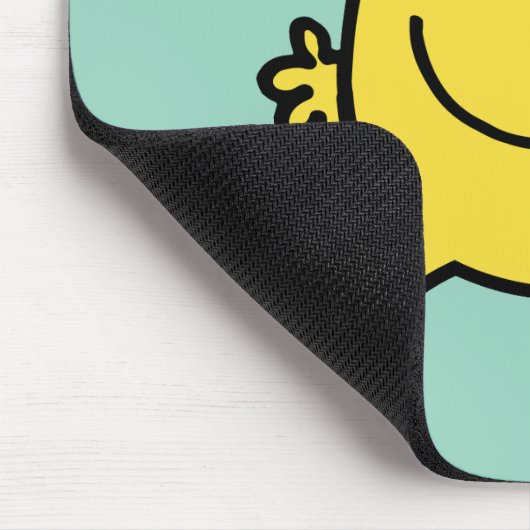 Mr Happy | Dansen en glimlachen Muismat (Hoek)