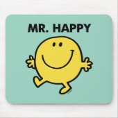 Mr Happy | Dansen en glimlachen Muismat (Voorkant)
