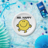 Mr Happy | Dansen en glimlachen Papieren Bordje (Feest)