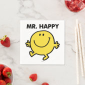 Mr Happy | Dansen en glimlachen Servet (Insitu)