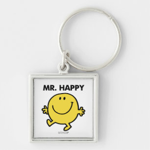 Mr Happy   Dansen en glimlachen Sleutelhanger