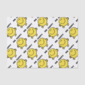 Mr Happy | Dansen en glimlachen Tissuepapier (Voorkant)