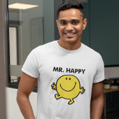 Mr Happy | Dansen en glimlachen Tri-Blend Shirt