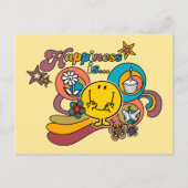 Mr Happy | Geluk is.. Briefkaart (Voorkant)