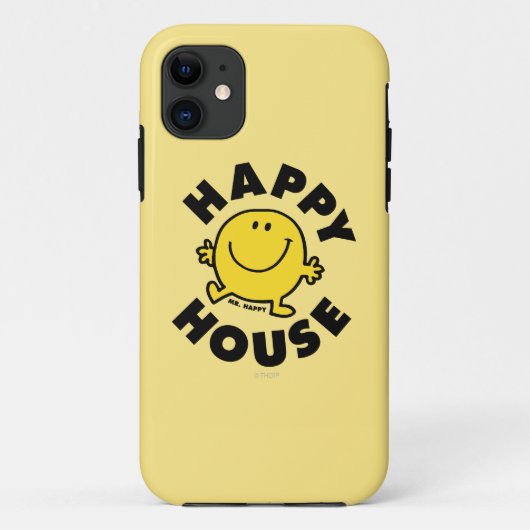 Mr Happy | Gelukkig Huis Case-Mate iPhone Case (Achterkant)