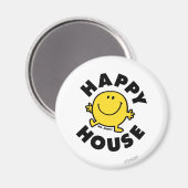 Mr Happy | Gelukkig Huis Magneet (Voorkant / Achterkant)