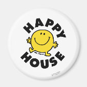 Mr Happy | Gelukkig Huis Magneet (Voorkant)