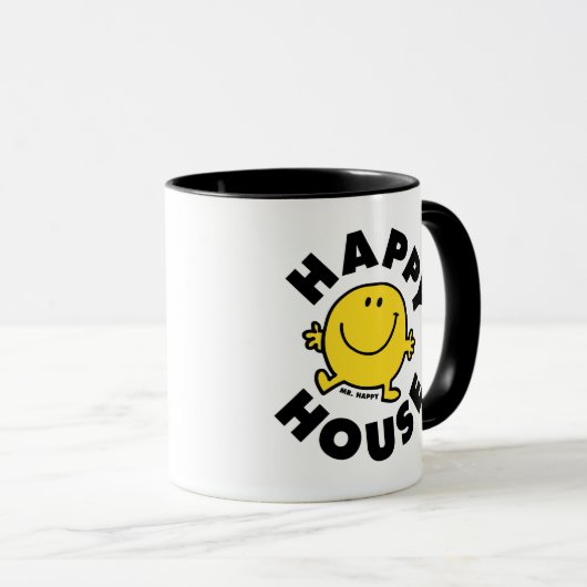 Mr Happy | Gelukkig Huis Mok (Voorkant rechts)