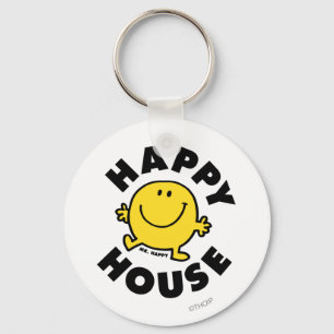 Mr Happy   Gelukkig Huis Sleutelhanger