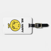Mr Happy | Giant Smiley Face Bagagelabel (Voorkant horizontaal)