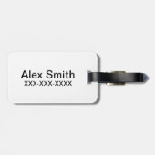 Mr Happy | Giant Smiley Face Bagagelabel (Achterkant horizontaal)