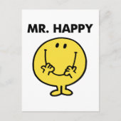 Mr Happy | Giant Smiley Face Briefkaart (Voorkant)