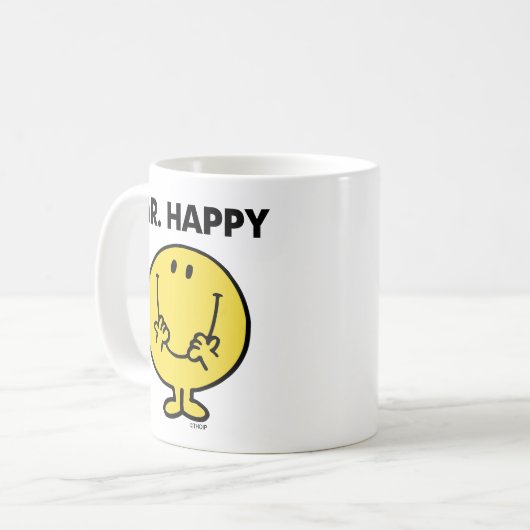 Mr Happy | Giant Smiley Face Koffiemok (Voorkant links)