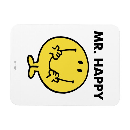 Mr Happy | Giant Smiley Face Magneet (Horizontaal)