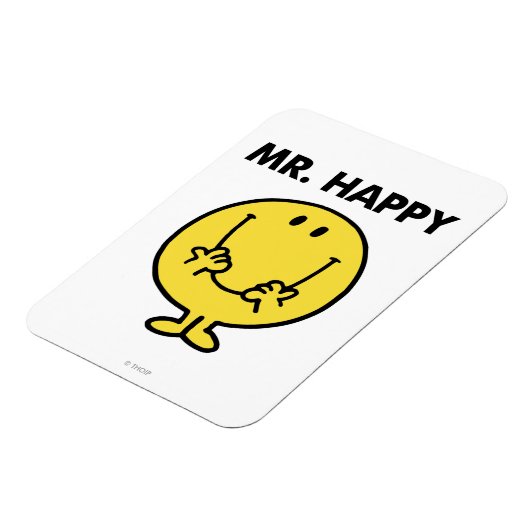 Mr Happy | Giant Smiley Face Magneet (Linkerzijde)