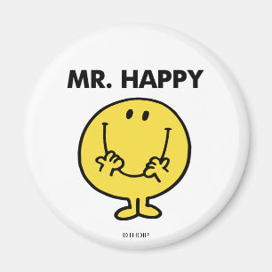 Mr Happy   Giant Smiley Face Magneet