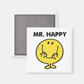 Mr Happy | Giant Smiley Face Magneet (Voorkant / Achterkant)