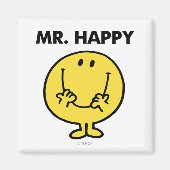 Mr Happy | Giant Smiley Face Magneet (Voorkant)