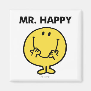 Mr Happy   Giant Smiley Face Magneet