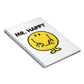 Mr Happy | Giant Smiley Face Notitieboek (Rechterzijde)