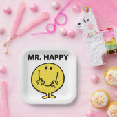 Mr Happy | Giant Smiley Face Papieren Bordje (Feest)